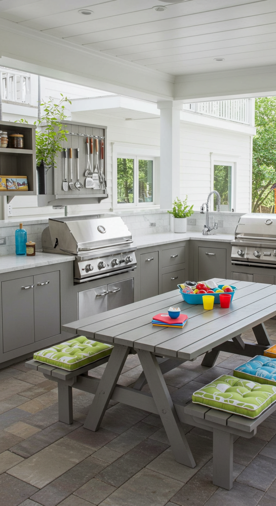 Family-Friendly BBQ Setup