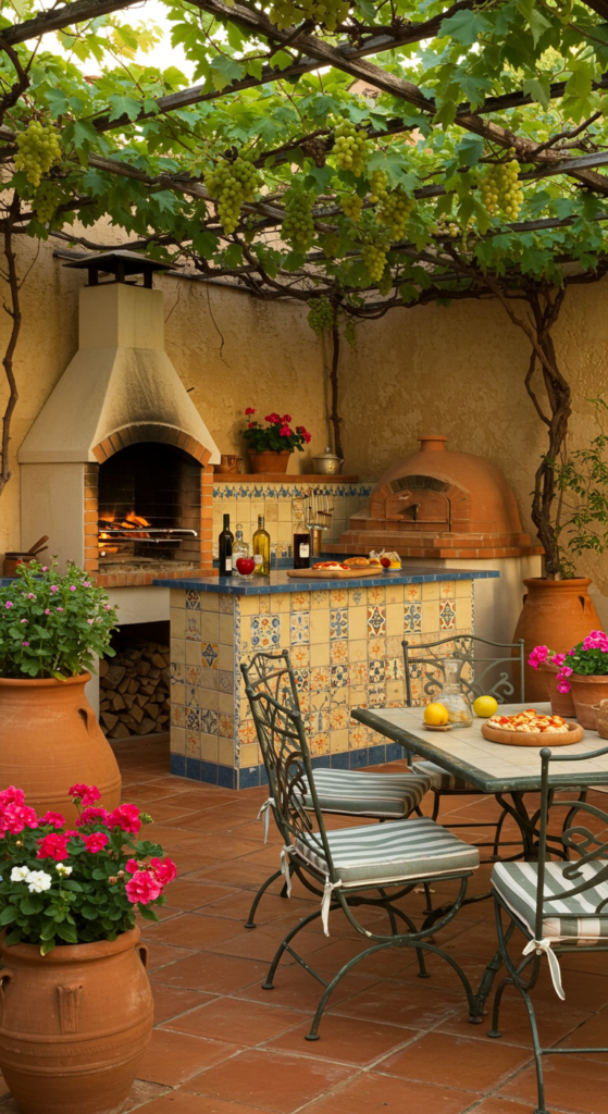 Mediterranean Courtyard BBQ