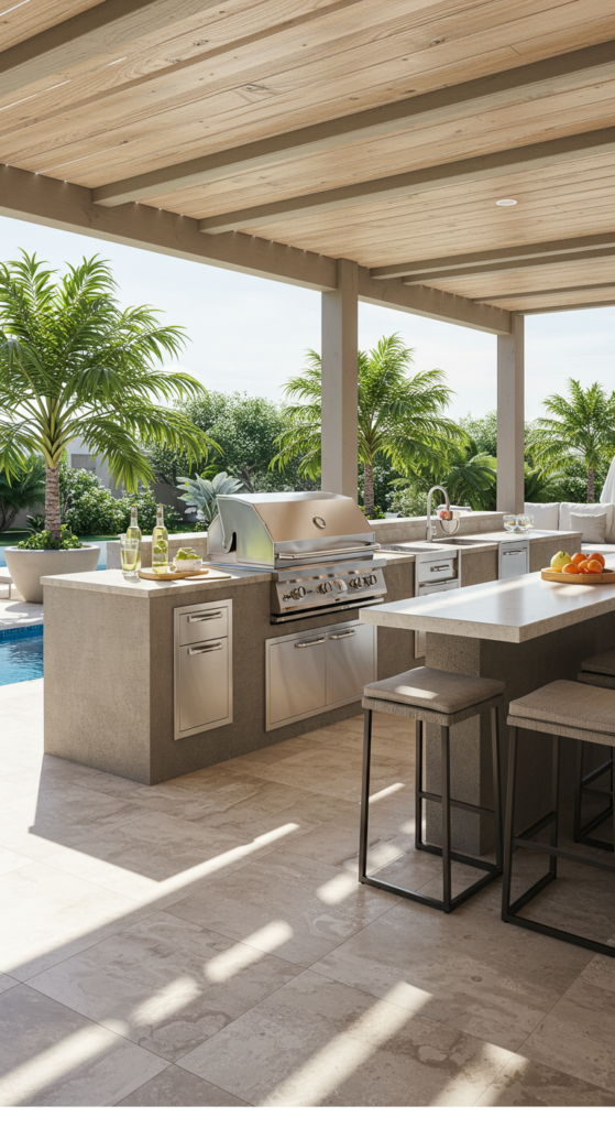 Poolside BBQ Haven