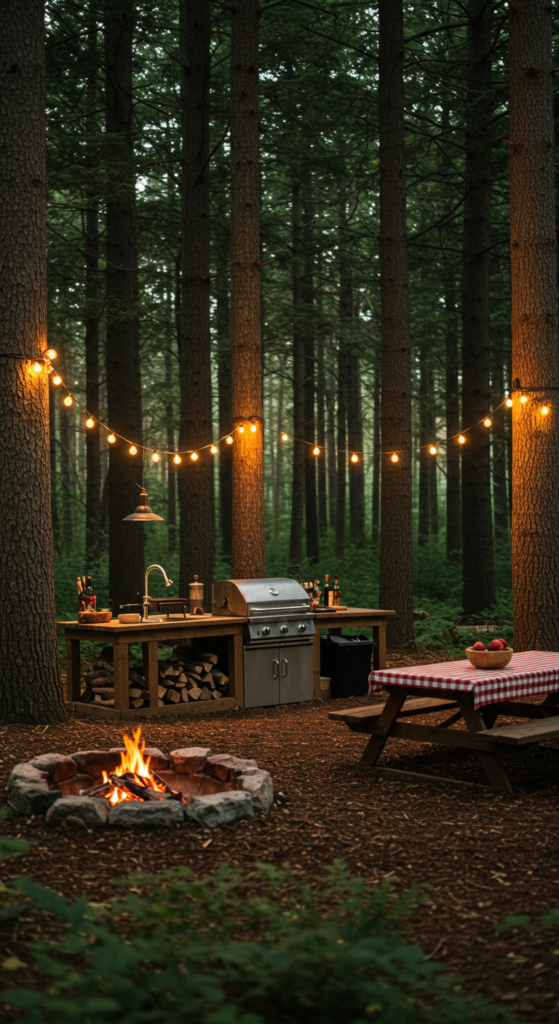 Woodland BBQ Hideaway