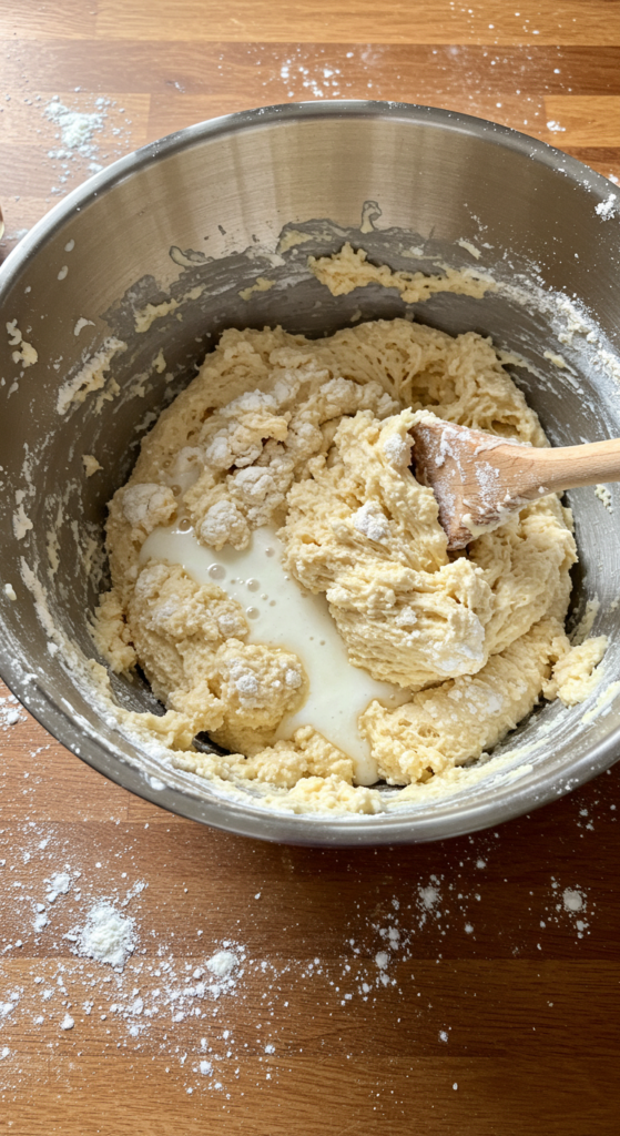 Add Buttermilk and Form Dough