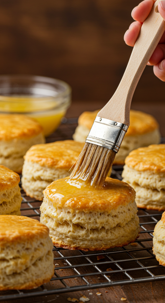 Brush with Melted Butter